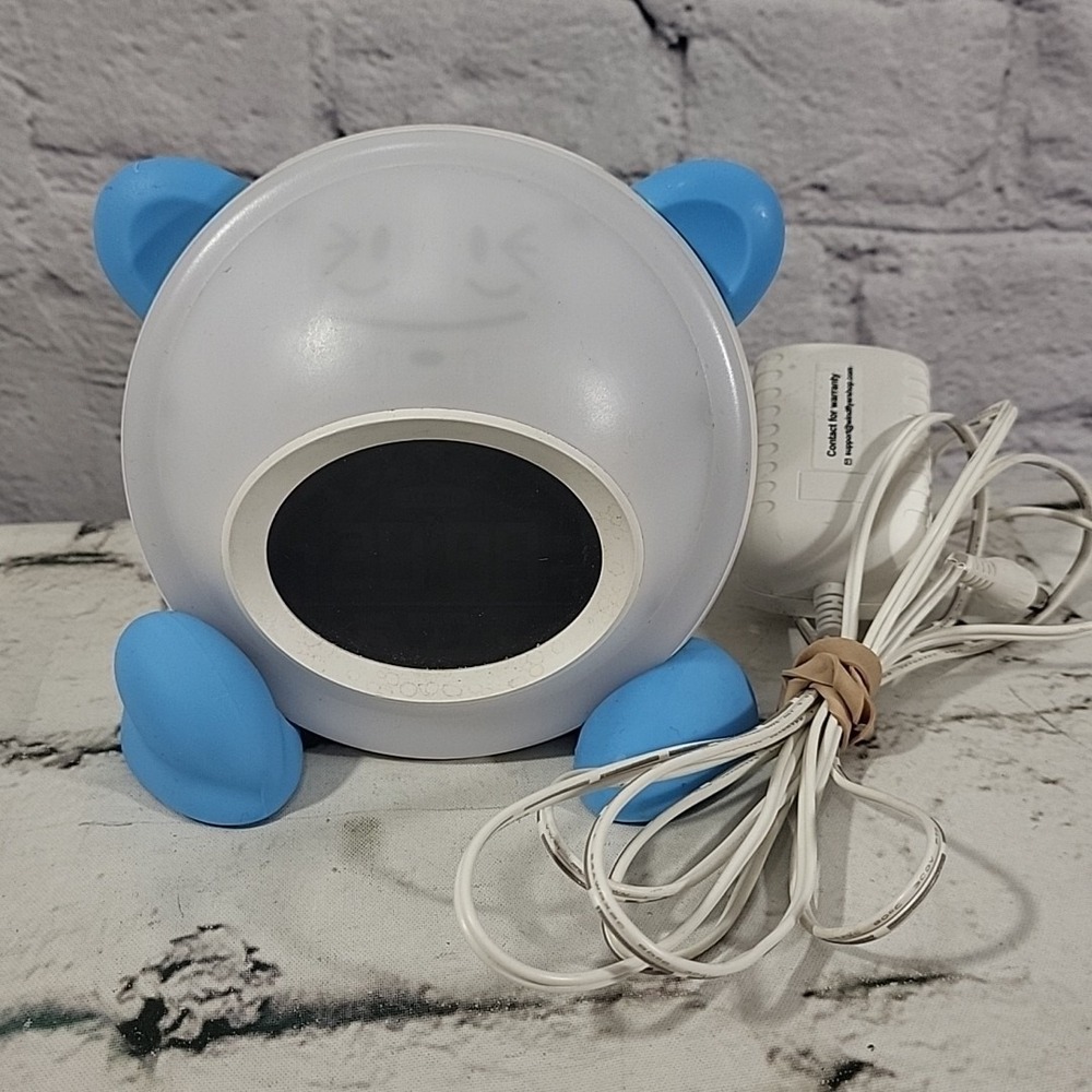 Little Tiddi Kids Alarm Clock Childrens Trainer Clock w Facial Expressions Flaw